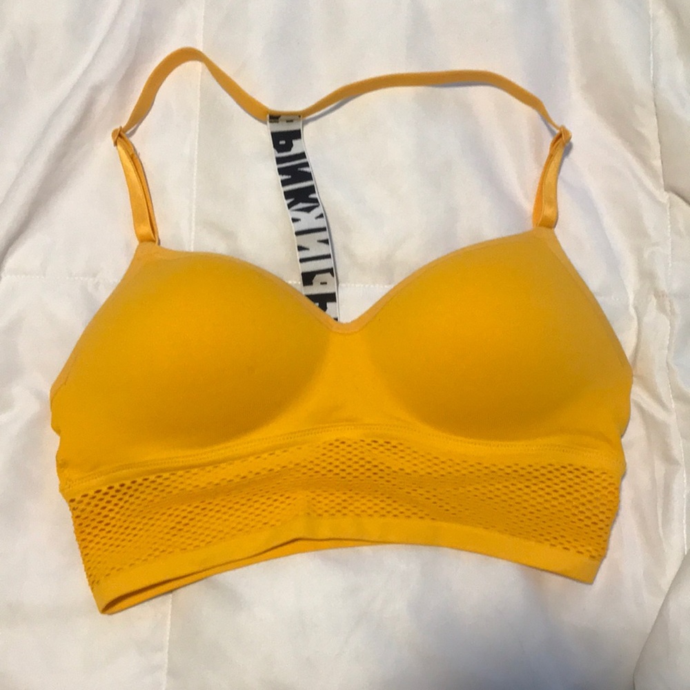 NWT PINK wireless sports bra/bralette